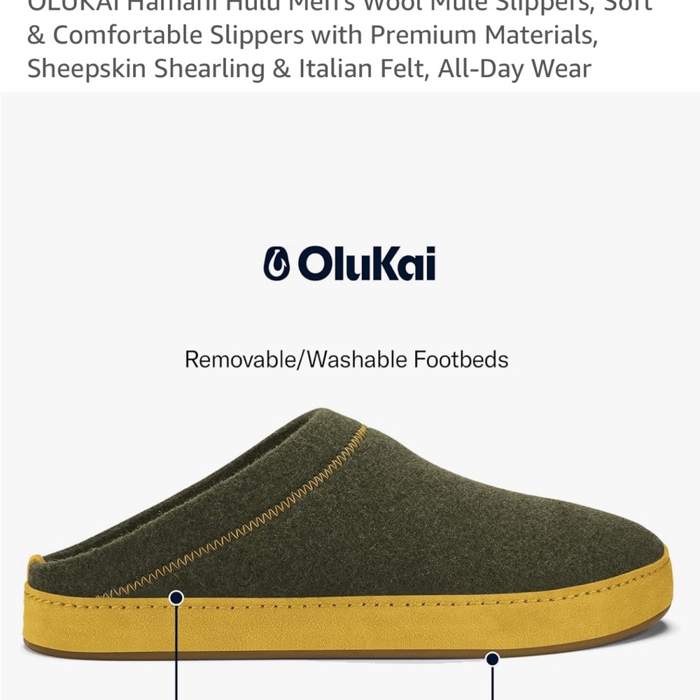 OluKai Hulu Men’s Mules - Picture 7 of 7